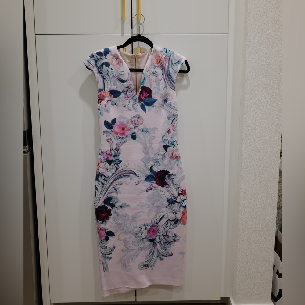 Ted Baker Midi Floral Dress